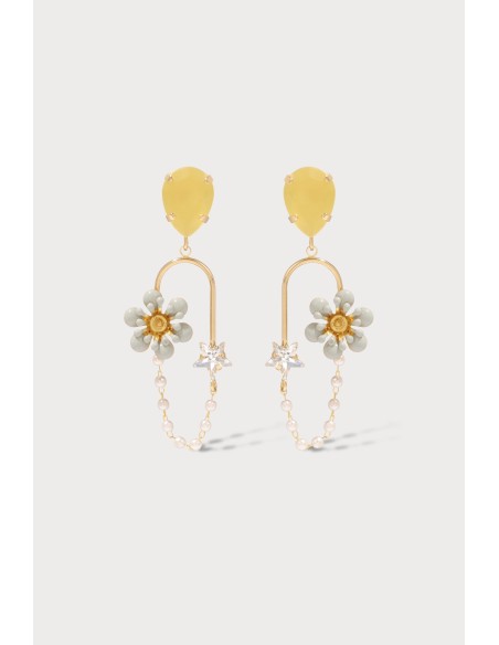 Créoles chaîne Freesia stars