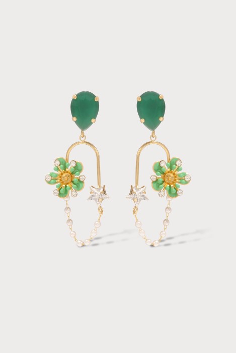 Créoles chaîne Freesia stars