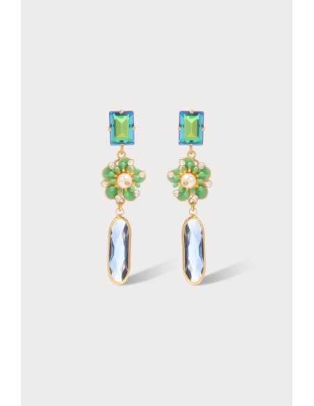 Boucles d'oreilles Freesia goutte