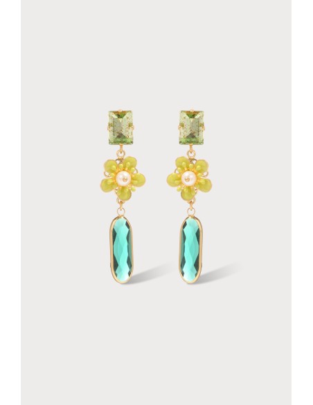 Boucles d'oreilles Freesia goutte