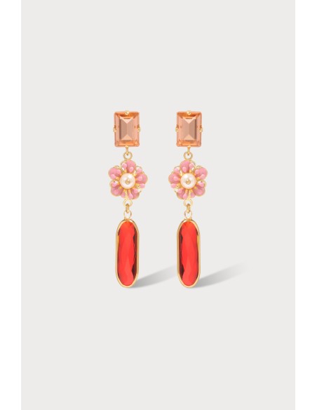 Boucles d'oreilles Freesia goutte