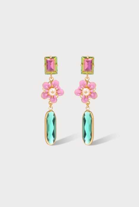 Boucles d'oreilles Freesia goutte