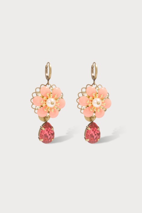 Boucles d'oreilles CAMÉLIA DORMEUSE