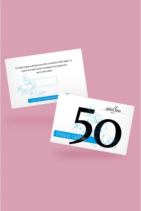 50€ Digital gift card