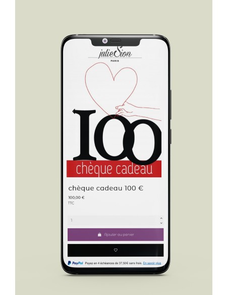 Carte cadeau Digitale 100 €