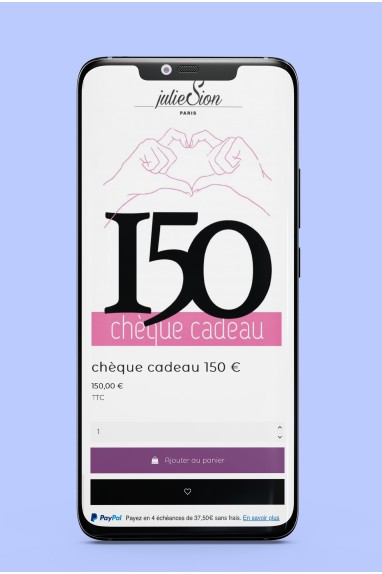 Carte cadeau Digitale 150 €