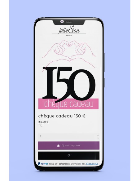 Carte cadeau Digitale 150 €