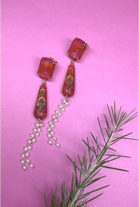 Boucles d'oreilles AZUL LONGUES