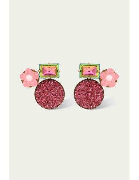 Boucles d'oreilles BOUQUET PAILLETTES