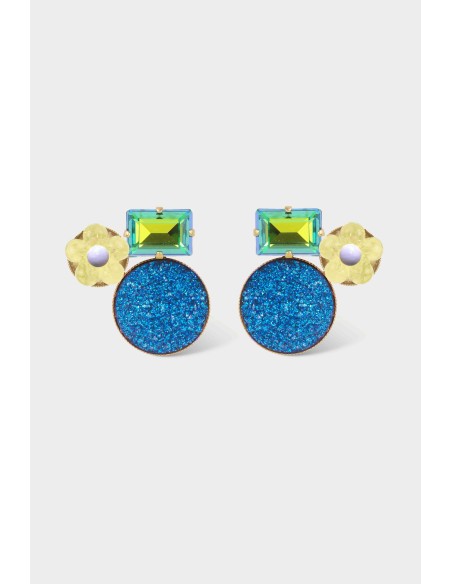 Boucles d'oreilles BOUQUET PAILLETTES