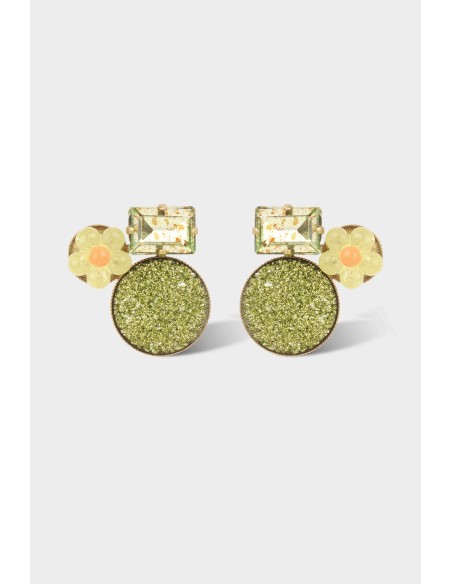 Boucles d'oreilles BOUQUET PAILLETTES