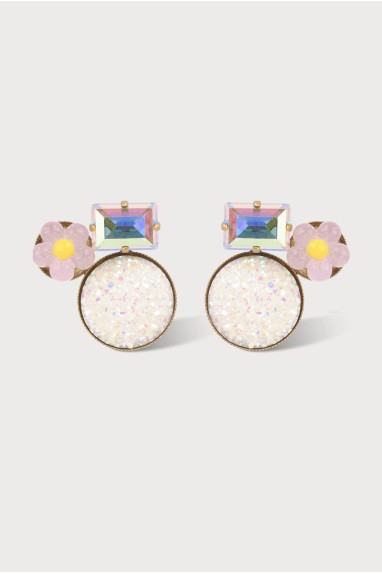 Boucles d'oreilles BOUQUET PAILLETTES 2