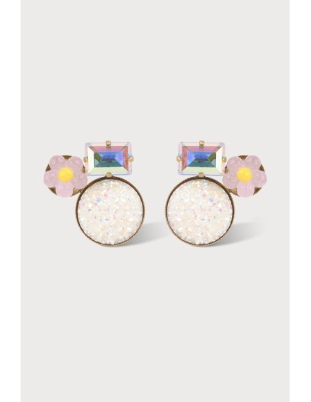 Boucles d'oreilles BOUQUET PAILLETTES