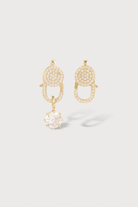 Boucles d'oreilles LOCKERS BRILLANT SEULES