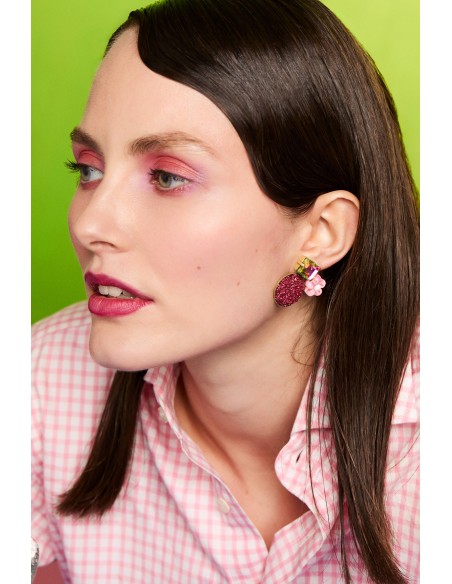 Boucles d'oreilles BOUQUET PAILLETTES
