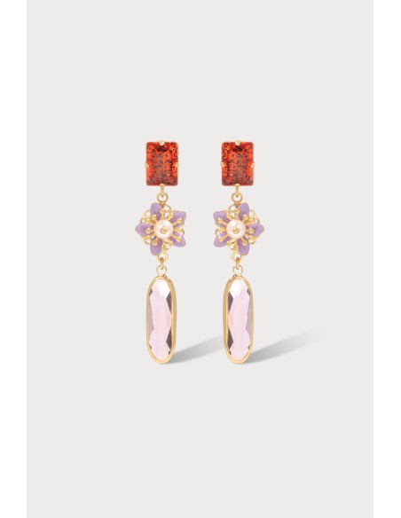 FREESIA GOUTTE earrings to compose