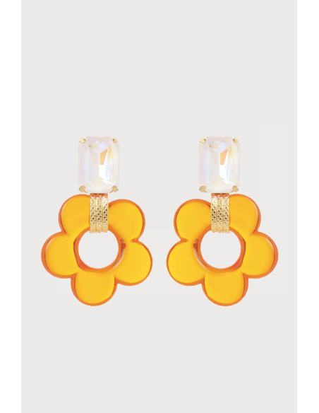 Florem strass earrings