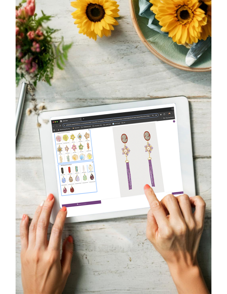Custom-made earrings in 3 clicks