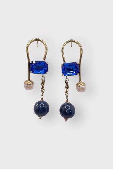 Boucles d'oreilles BILBOQUET PERLE 2