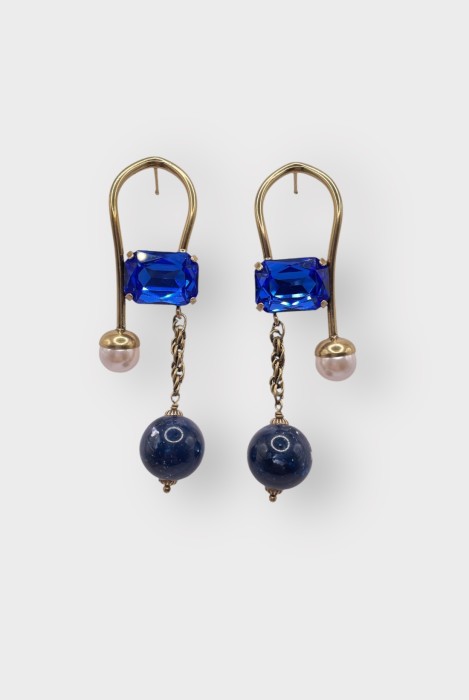 Boucles d'oreilles BILBOQUET PERLE
