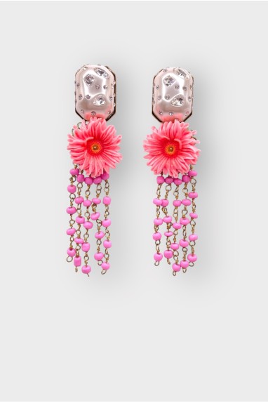 Boucles d'oreilles ANÉMONE CHAÎNE 2