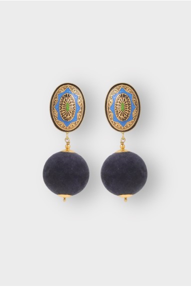 boucles d'oreilles velour 2