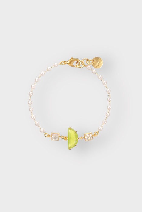 Bracelet chaine et perles