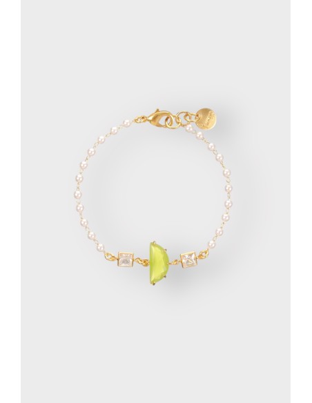 Bracelet chaine et perles