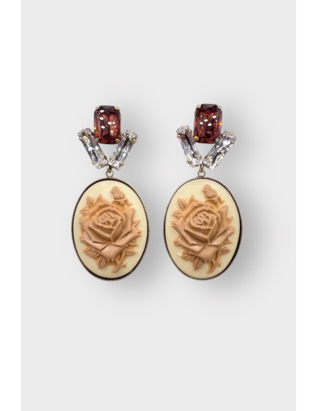 Boucles d'oreilles EMPIRE STRASS