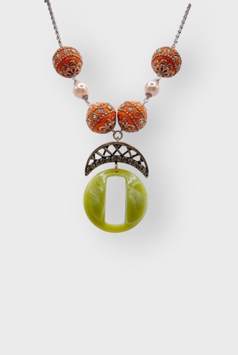 collier acetate lune