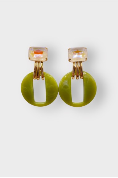 Boucles d'oreilles OCULUS STRASS