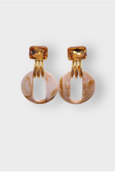 Boucles d'oreilles OCULUS STRASS 2