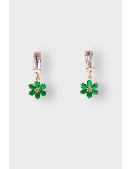 Boucles d'oreilles ROSARIUM BAGUETTE