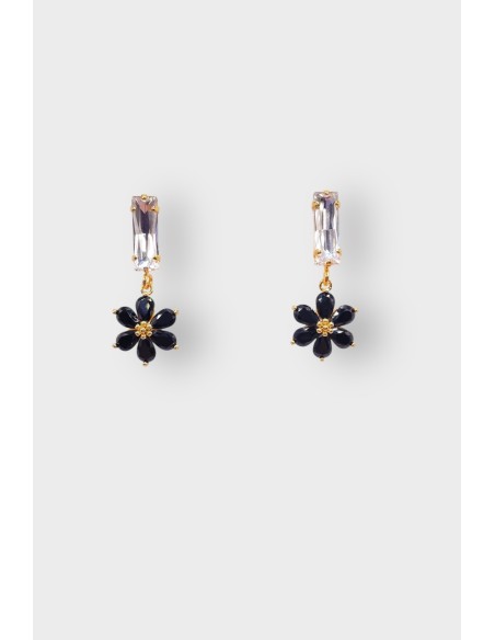 Boucles d'oreilles ROSARIUM BAGUETTE