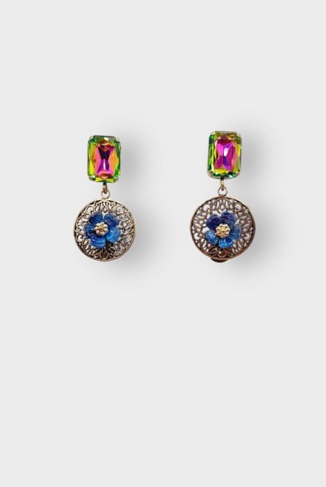 Boucles d'oreilles ROSARIUM STRASS