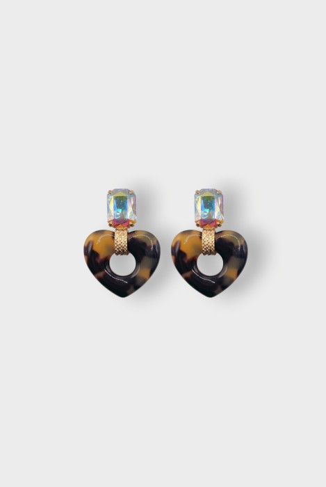 Boucles d'oreilles FULL LOVE STRASS