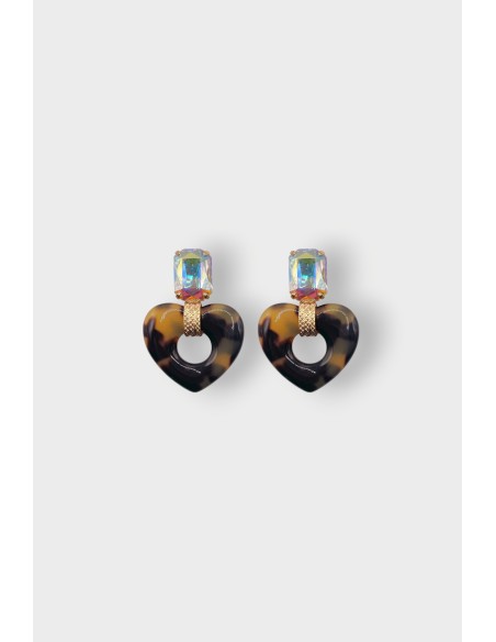 Boucles d'oreilles FULL LOVE STRASS