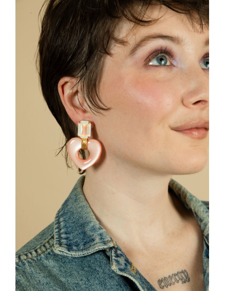 Boucles d'oreilles FULL LOVE STRASS