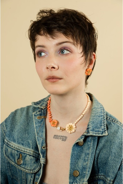 CAMÉLIA PUCES EARRINGS
