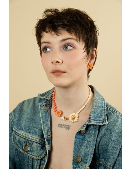 Boucles d'oreilles CAMÉLIA PUCES