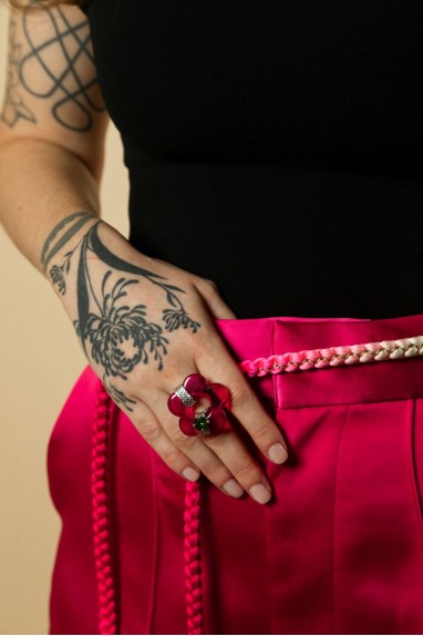 Bague FLOREM Palladium 2