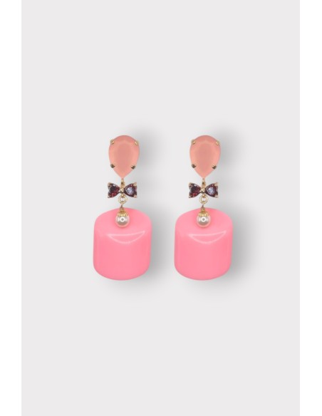 Boucles d'oreilles GUIMAUVE COURTES
