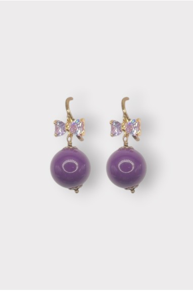 Boucles d'oreilles GUIMAUVE BOULE