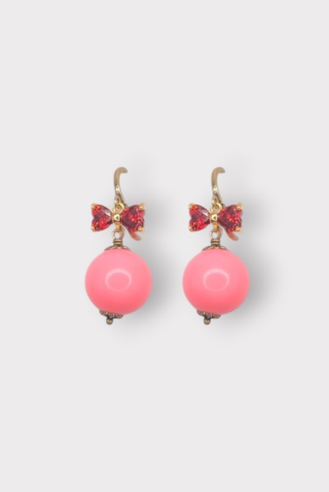 Boucles d'oreilles GUIMAUVE BOULE