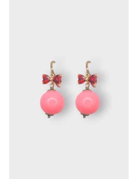 Boucles d'oreilles GUIMAUVE BOULE