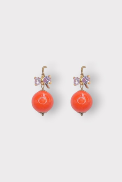 Boucles d'oreilles GUIMAUVE BOULE