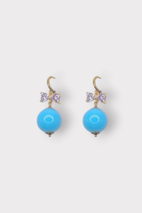 Boucles d'oreilles GUIMAUVE BOULE