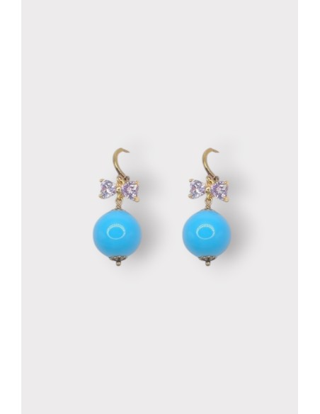 Boucles d'oreilles GUIMAUVE BOULE