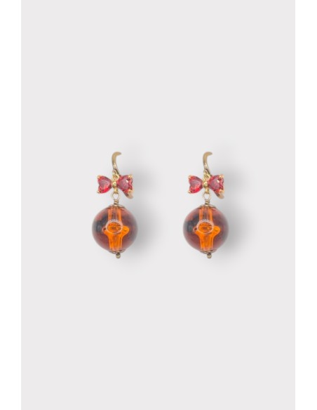 Boucles d'oreilles GUIMAUVE BOULE