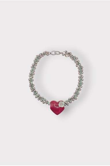 Collier MODULE BILLES COEUR